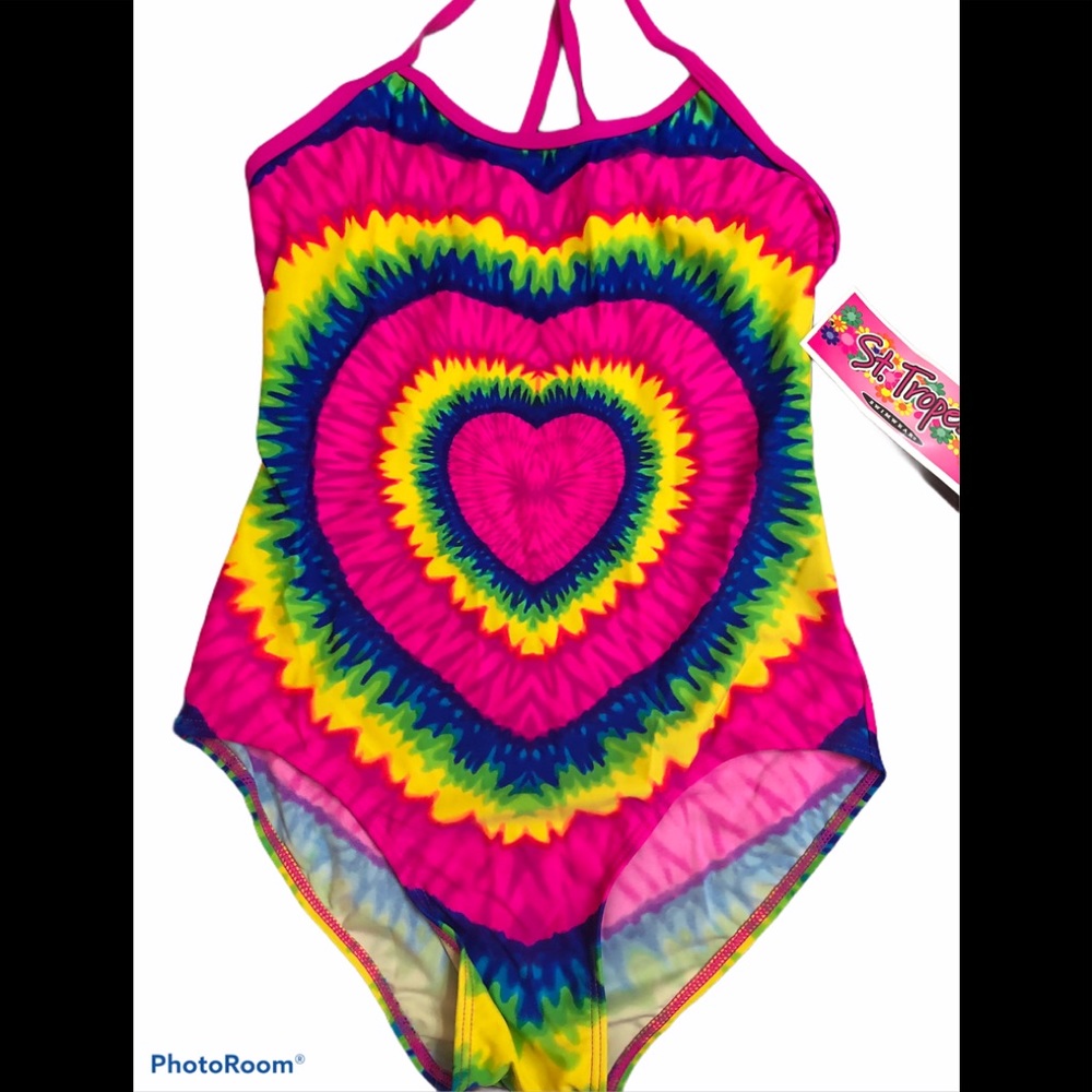 NWT girls One piece swim size 16